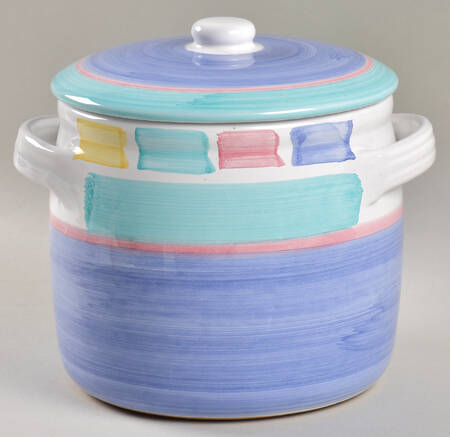Color Blocks Bean Pot & Lid