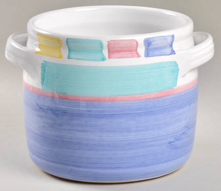 Color Blocks Bean Pot No Lid