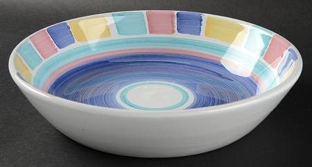Color Blocks 10" Pasta Serving Bowl