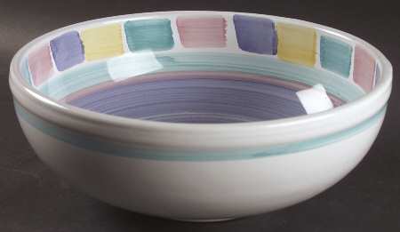 Color Blocks 10" Large Salad Serving Bowl