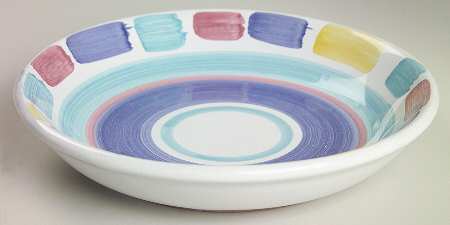 Color Blocks 8" Soup/Pasta Bowl
