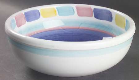 Color Blocks 8" Round Vegetable Bowl