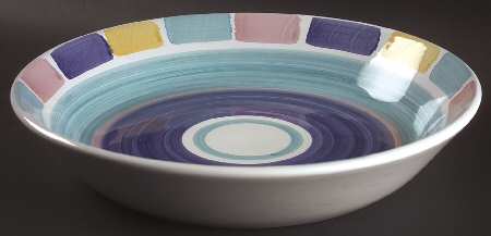 Color Blocks 14" Pasta Serving Bowl
