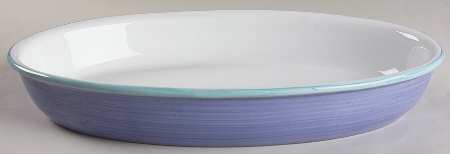 Color Blocks 13" Oval Baker