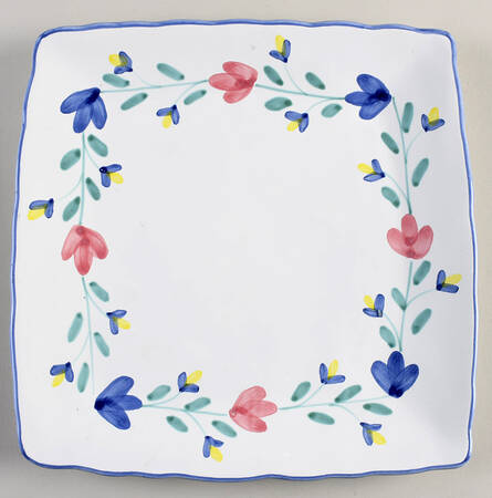 Giardino Square Dinner Plate by Caleca