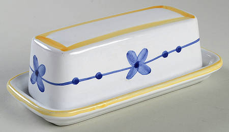 Marina (Blue&Yellow) 1/4 Lb Covered Butter