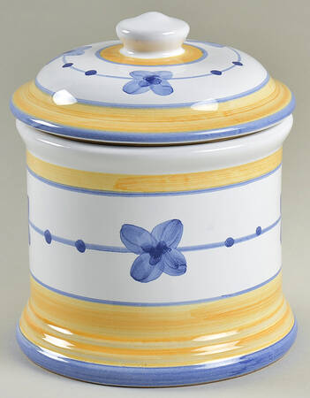 Marina (Blue&Yellow) Small Canister & Lid