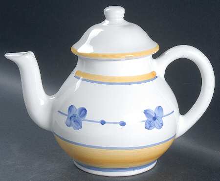 Marina (Blue&Yellow) Teapot & Lid