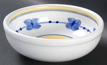 Marina (Blue&Yellow) Coupe Cereal Bowl
