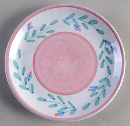Pink Garland Dessert/Pie Plate