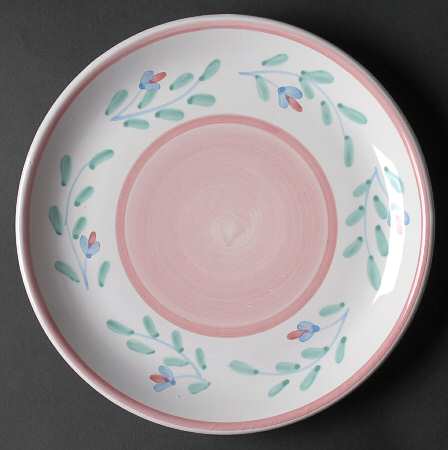 Pink Garland Luncheon Plate