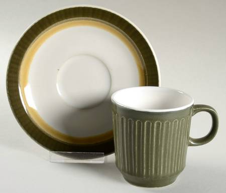 Lido Flat Cup & Saucer Set by Casual Ceram