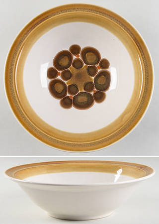 Luna 9" Round Vegetable Bowl by Casual Ceram