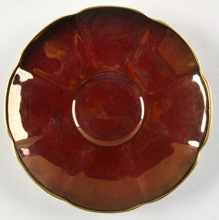 Rouge Royale Saucer for Footed Cup