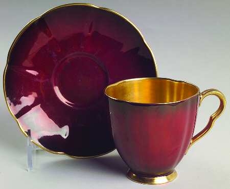 Rouge Royale Footed Cup & Saucer Set