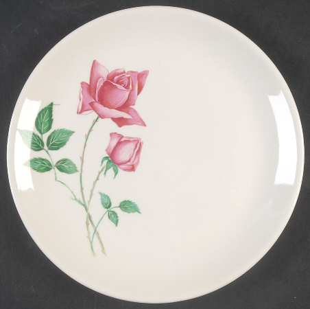 Bermuda Rose (No Trim) Salad Plate