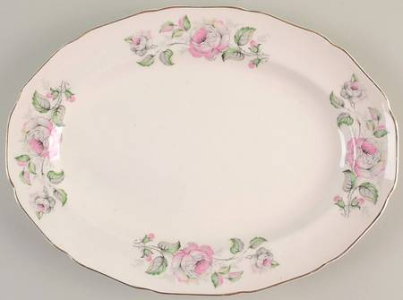 Queen's Rose 11" Oval Serving Platter