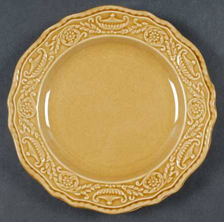 Regency Yellow Gold Salad Plate by Canonsburg