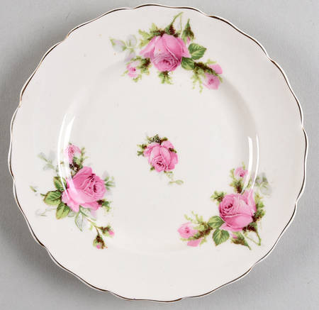 Rose Bouquet Bread & Butter Plate