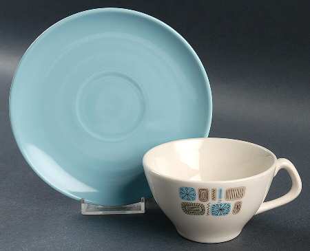 Temporama Flat Cup & Saucer Set