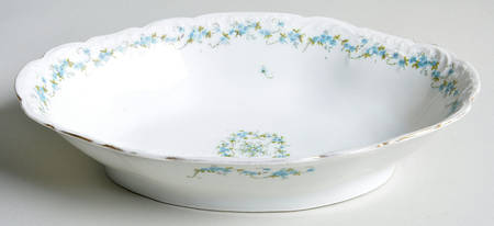 3248 (Scalloped) 9" Oval Vegetable Bowl