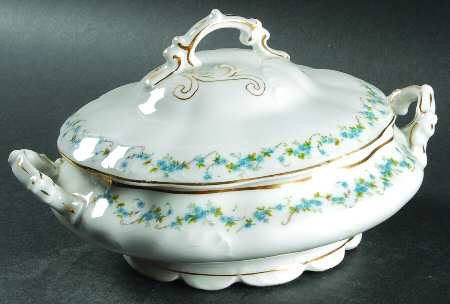 3248 (Scalloped) Mini Round Covered Vegetable