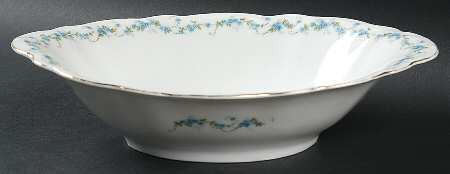 3248 (Scalloped) 10" Oval Vegetable Bowl