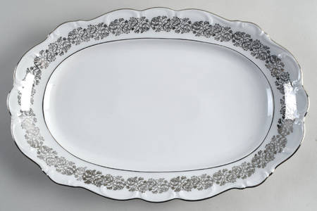 Bridal Rose 14" Oval Serving Platter