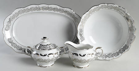 Bridal Rose 5 Piece Hostess Set