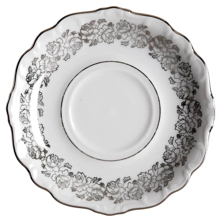 Bridal Rose Saucer
