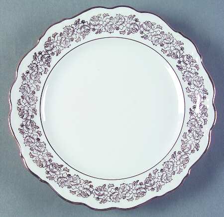 Bridal Rose Salad Plate