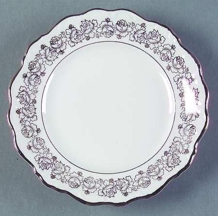 Bridal Rose Bread & Butter Plate