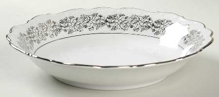 Bridal Rose Coupe Soup Bowl
