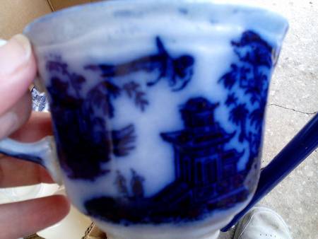 Chusan Flow Blue Flat Cup