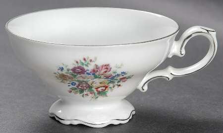 Bouquet Footed Cup by Crown Bavaria