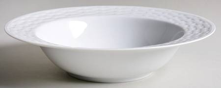 Basketweave 10" Round Vegetable Bowl