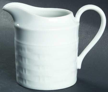 Basketweave Creamer by Crate & Barrel