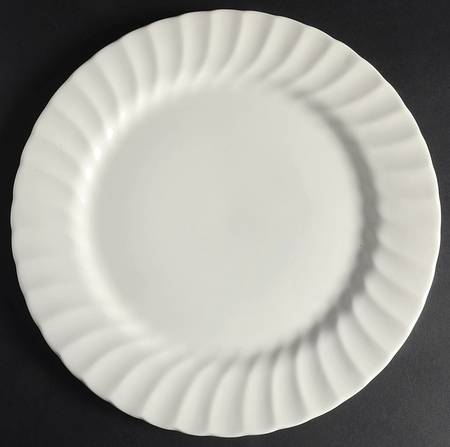 Chelsea White (England) 12" Chop Plate (Round Platter) by Churchill