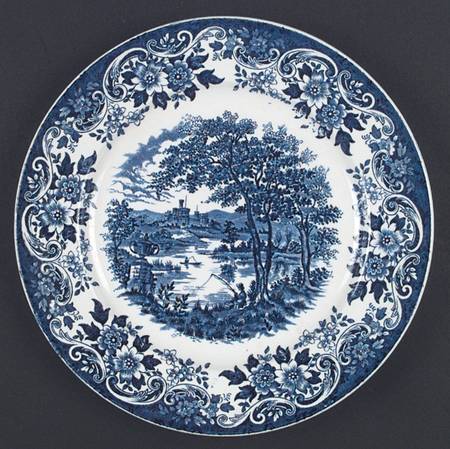 English Scene Blue by Churchill