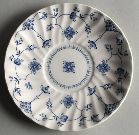 Finlandia (Swirl Rim, England) Saucer for Breakfast Cup