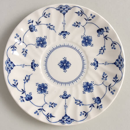 Finlandia (Swirl Rim, England) Saucer for Cream Soup Bowl