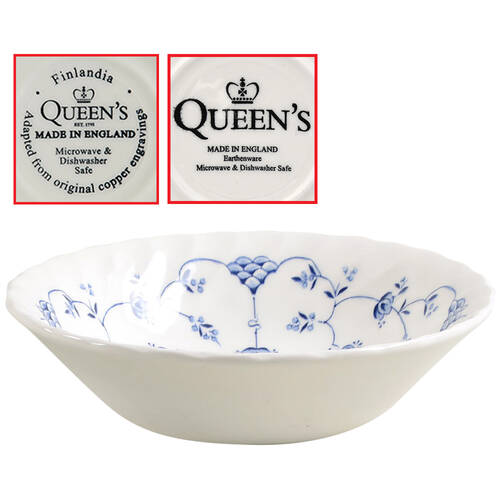 Finlandia (Swirl Rim, England) Coupe Cereal Bowl