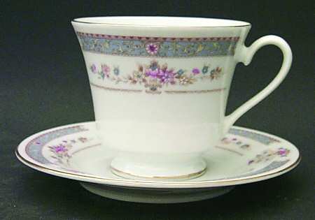 CCN1 (CHINA) Footed Cup & Saucer Set