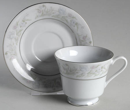 CCN5 (CHINA) Footed Cup & Saucer Set