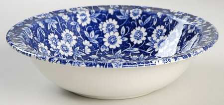 Calico Rim Cereal Bowl