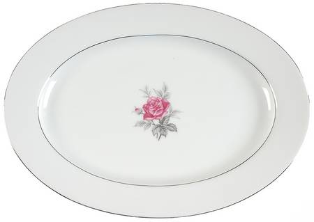 Majestic Rose 12" Oval Serving Platter