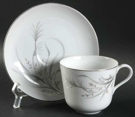 Wheat Spray Flat Cup & Saucer Set