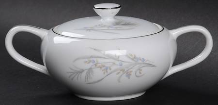 Wheat Spray Sugar Bowl & Lid