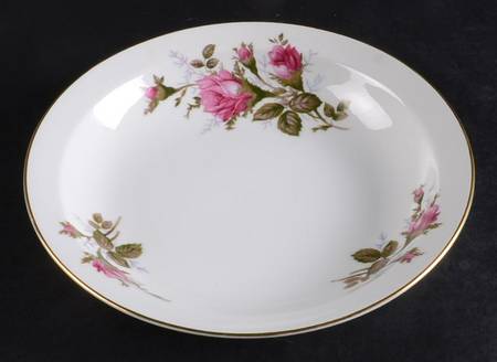 Moss Rose Rim Soup Bowl