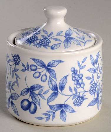 Blueberry Hill (Large Design) Sugar Bowl & Lid
